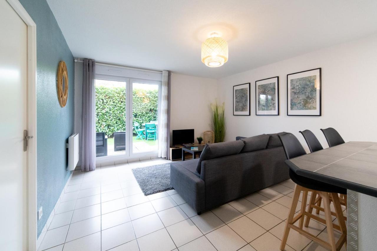 Ferienwohnung My Cozy Flat Blagnac - T2 - Free Parking - Terrasse - Jardin Exterior foto